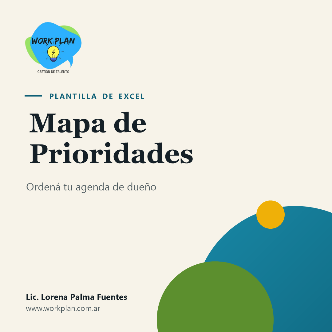 Mapa de Prioridades, plantilla de Excel